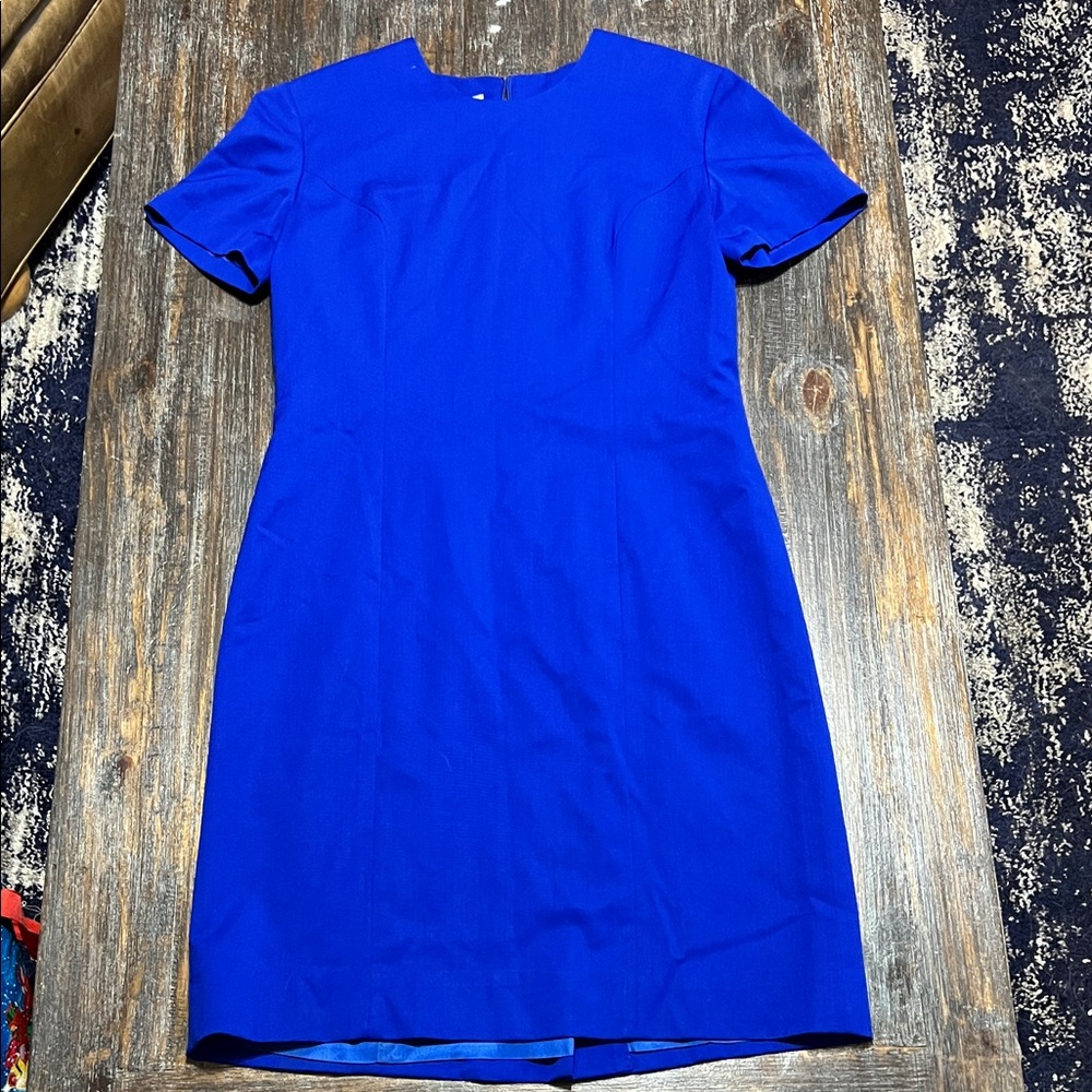 Vintage Mary Kay Royal Blue Dress